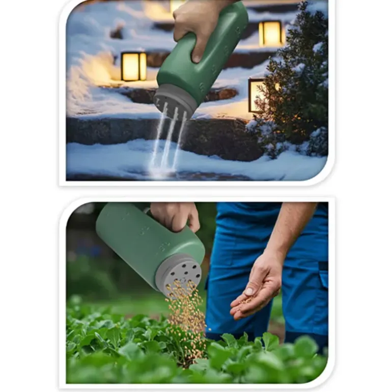 Épandeur à main Progarden® 2L - Distributeur d'engrais et graines vert