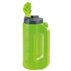 Épandeur à main sortie éventail 2000 ml couvercle et poignée pratique