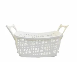 Panier à linge sur pieds - Corbeille textile rangement linge