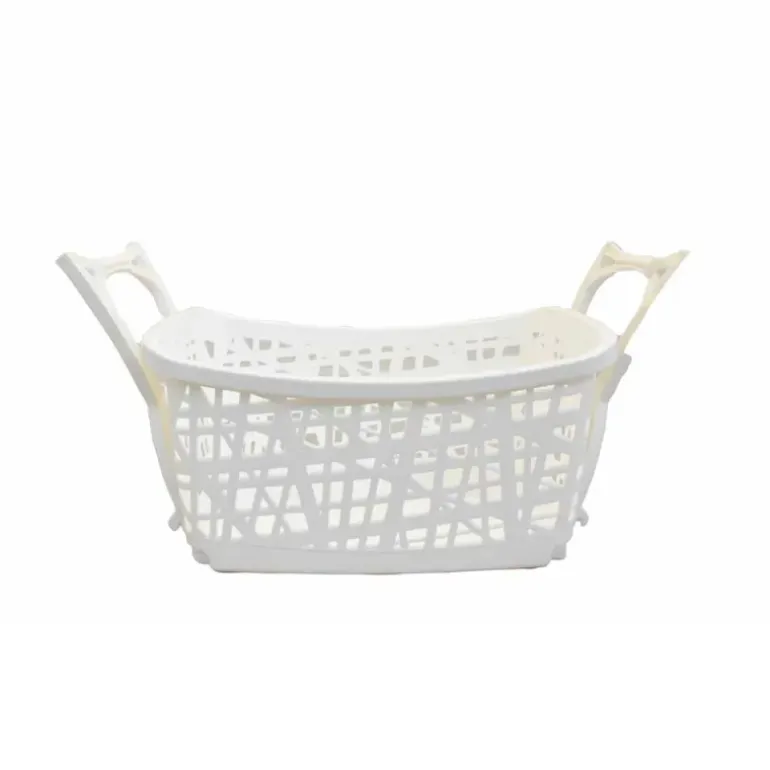 Panier à linge sur pieds - Corbeille textile rangement linge