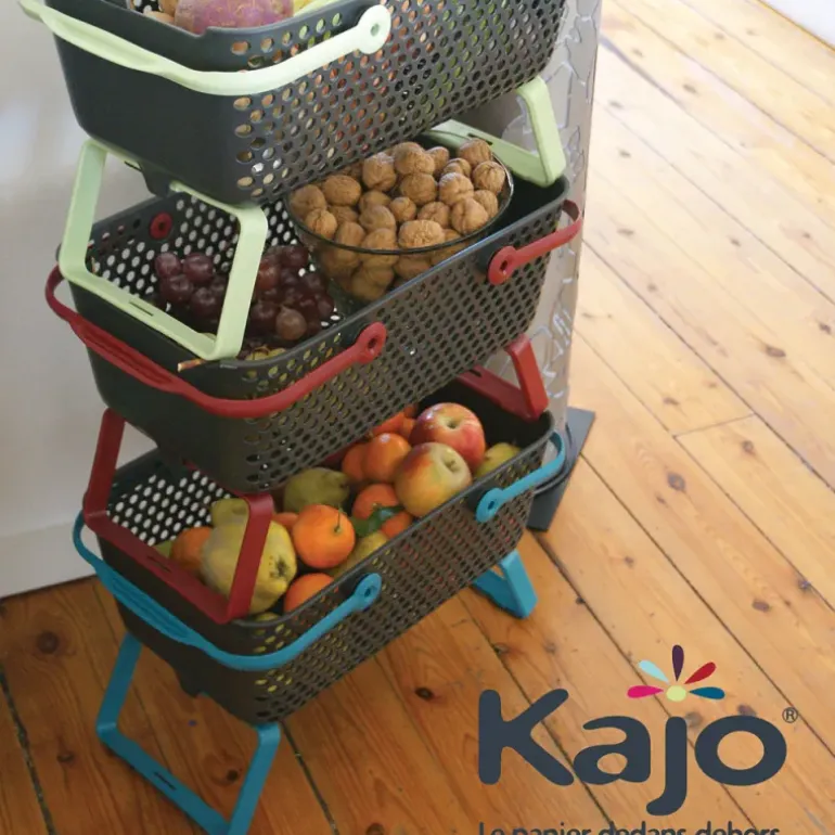 Panier de récolte Kajo 15L – Empilable, perforé, pliable
