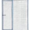 Panneau de chenil maille carrée 2m avec porte - Hauteur 184cm