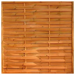 Panneau de clôture en bois occultant 180x180x3,5cm - Pin traité