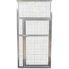 Panneau de volière aluminium avec porte – 102 x 200 cm