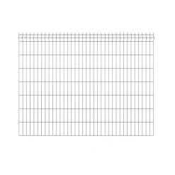 Panneau grillagé rigide 200 x 153 cm - Maille 55x200 mm - Fil galvanisé époxy