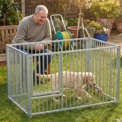 Panneau pour parc à chiot 1m avec porte - Hauteur 95cm