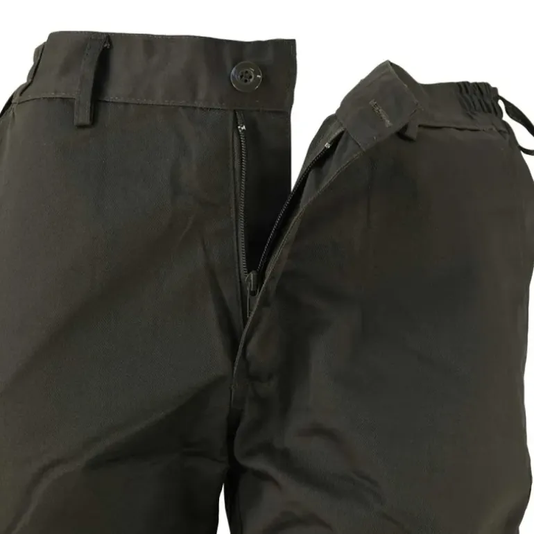 Pantalon Basic polyester coton noir 36 à 60