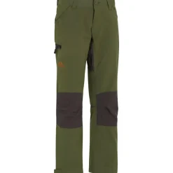 Pantalon chasse enfant Lynx polyester coton vert 6 à 16 ans