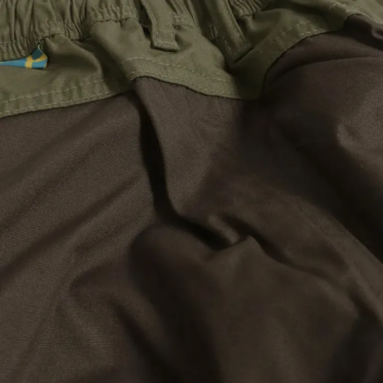 Pantalon chasse enfant Lynx polyester coton vert 6 à 16 ans