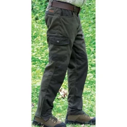 Pantalon de chasse anti-ronces Percussion kaki T38 à 60