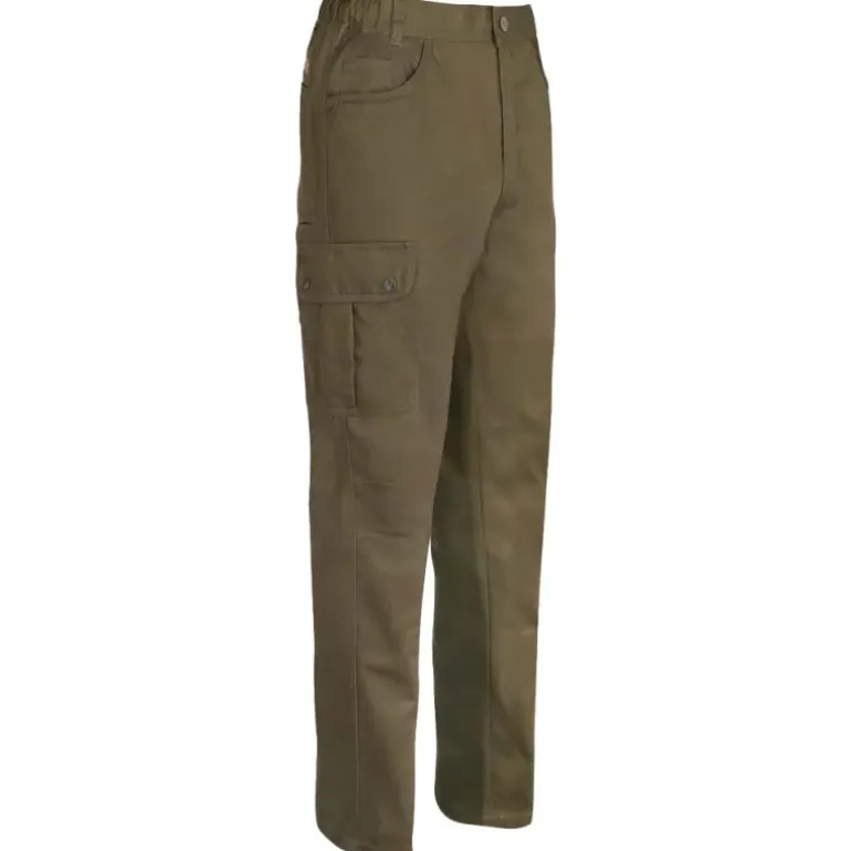 Pantalon de chasse Hyperstretch Savane 7 poches kaki T38 à 60