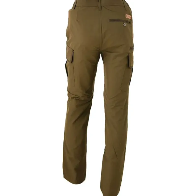 Pantalon de chasse Hyperstretch Savane 7 poches kaki T38 à 60