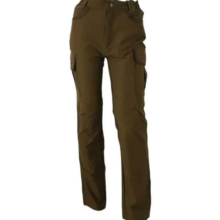 Pantalon de chasse Hyperstretch Savane 7 poches kaki T38 à 60