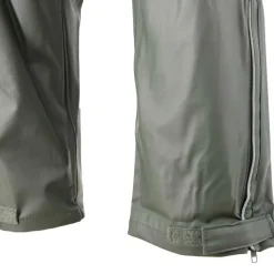 Pantalon de pluie Tonerre imperméable polyuréthane pvc kaki foncé
