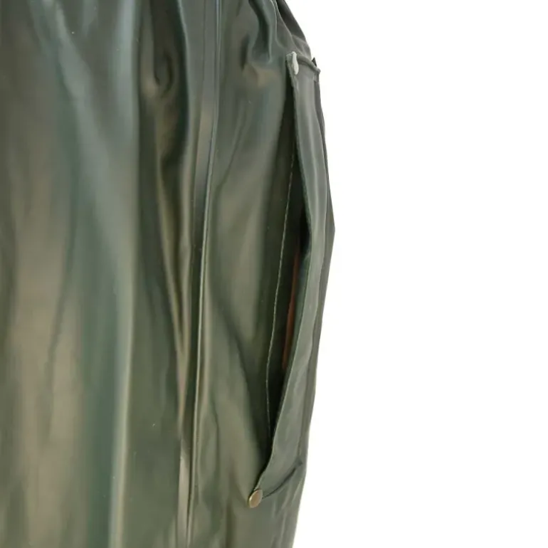 Pantalon de pluie Tonerre imperméable polyuréthane pvc kaki foncé