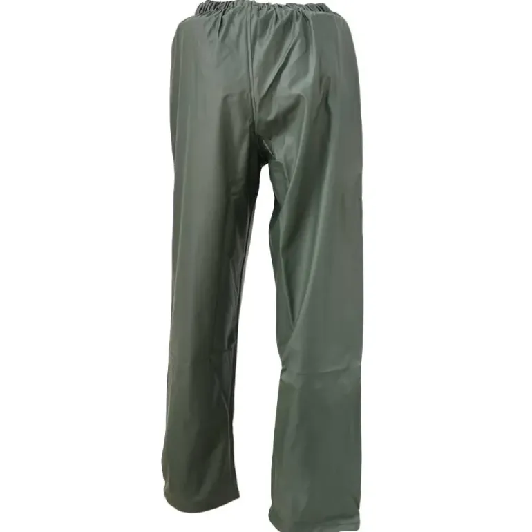 Pantalon de pluie Tonerre imperméable polyuréthane pvc kaki foncé