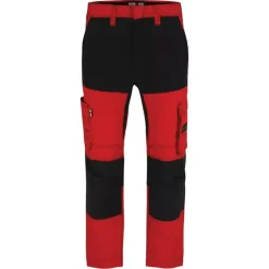 Pantalon de travail homme Hector Herock® - Rouge - Multi-poches professionnelles