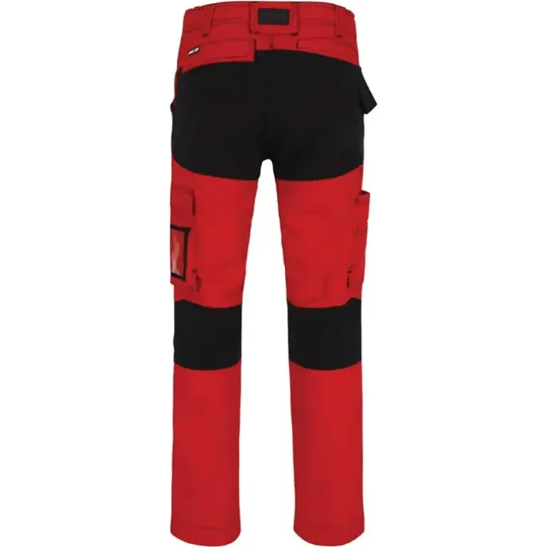 Pantalon de travail homme Hector Herock® - Rouge - Multi-poches professionnelles