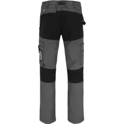 Pantalon de travail homme Hector Herock® - Poches multiples - Extensible 4 directions - Noir/Charbon
