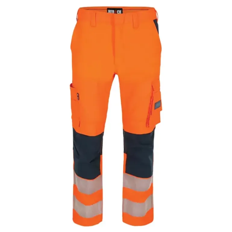 Pantalon de travail homme Hector Herock® - Orange - Multi-poches professionnelles