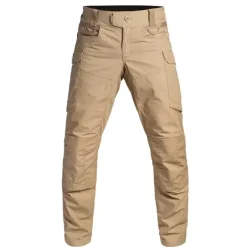 Pantalon Fighter A10® Homme Beige - Ultra-Résistant avec Renforts Genoux