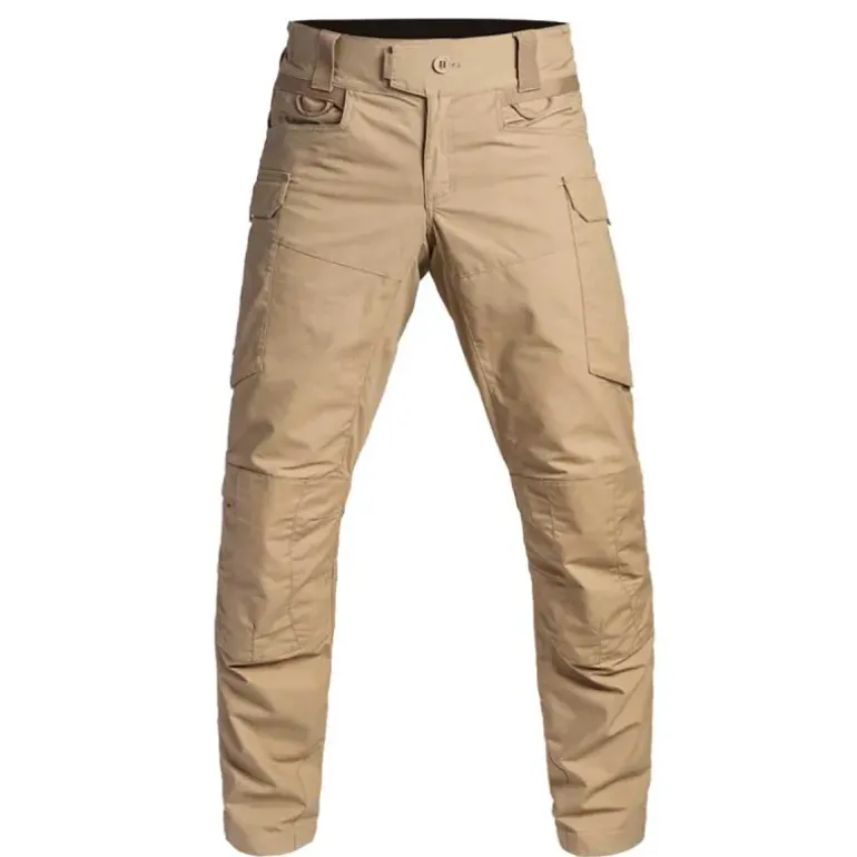 Pantalon Fighter A10® Homme Beige - Ultra-Résistant avec Renforts Genoux