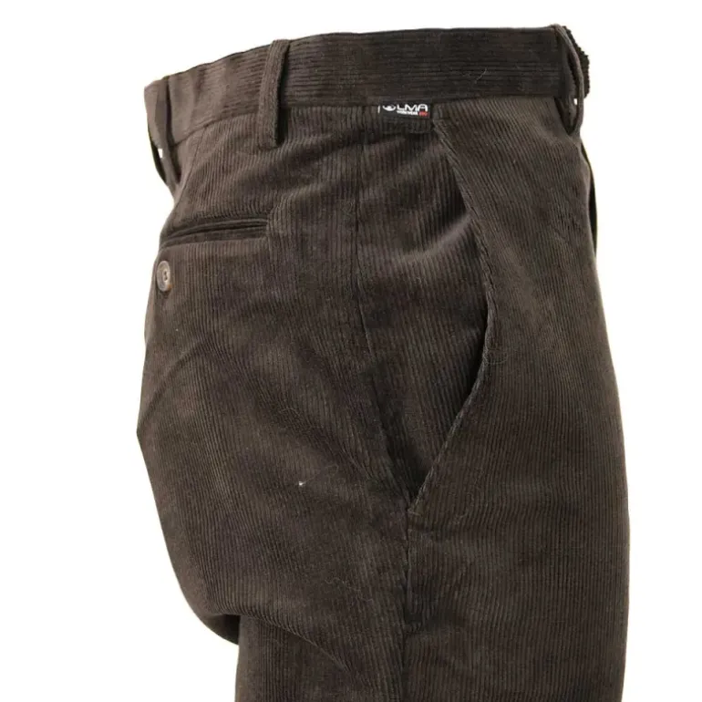 Pantalon marron Calvados côtelé extensible T38 À 60