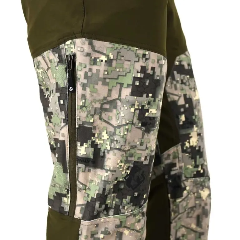 Pantalon stretch digital vert 38 à 54