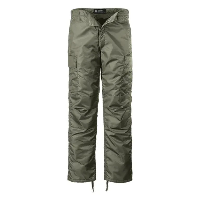Pantalon thermo homme Brandit® Olive - Coupe droite hydrofuge