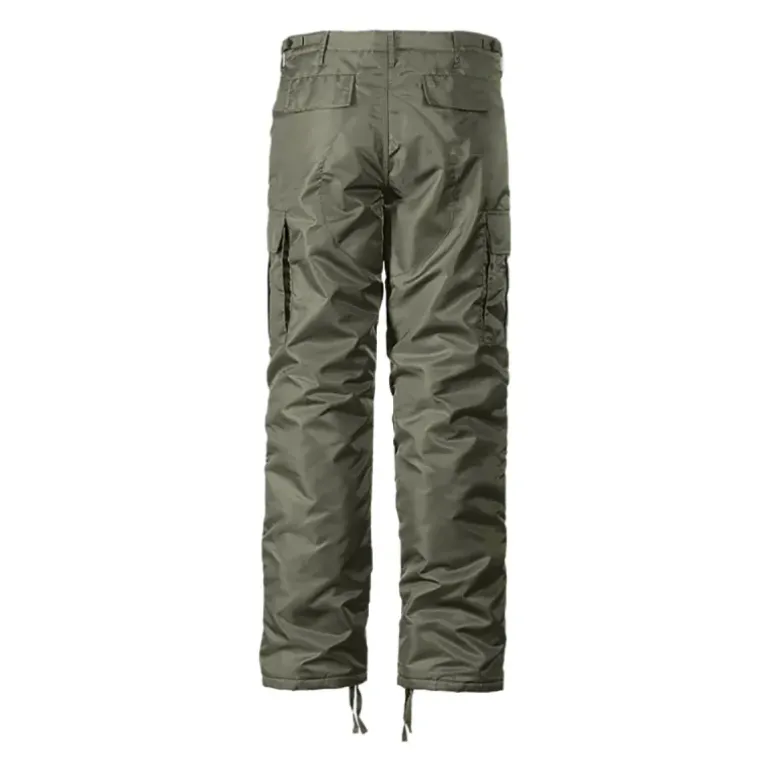 Pantalon thermo homme Brandit® Olive - Coupe droite hydrofuge