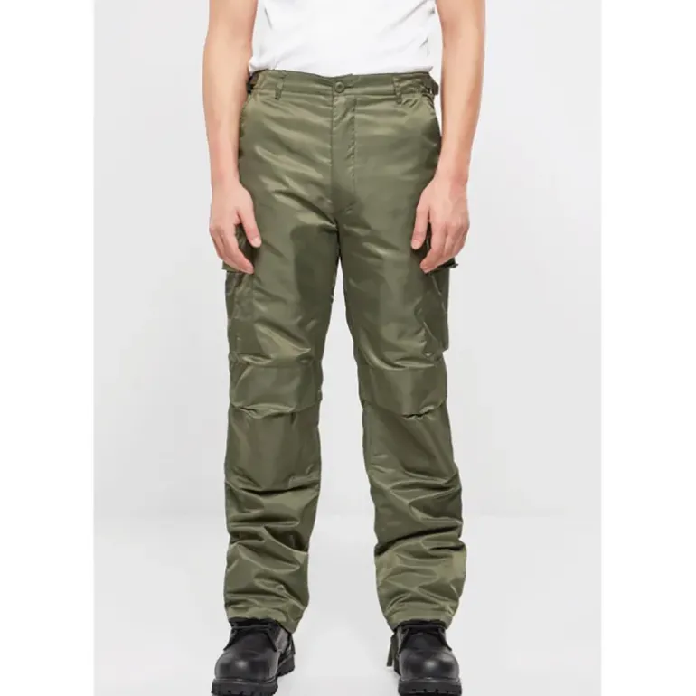 Pantalon thermo homme Brandit® Olive - Coupe droite hydrofuge