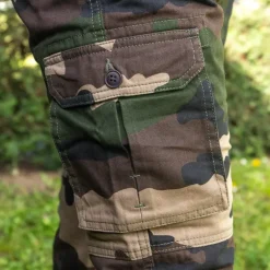Pantalon treillis F1 6 poches coton doublé camo CE