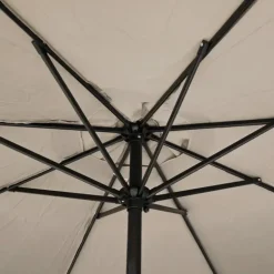 Parasol Rond Ø 2,70 m polyester 160 g/m² beige