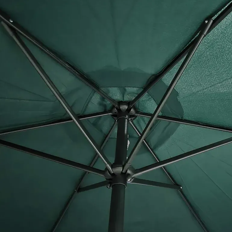 Parasol Rond Ø 2,70 m polyester 160 g/m² vert