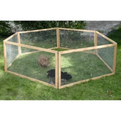 Parc extérieur modulable pour petits animaux