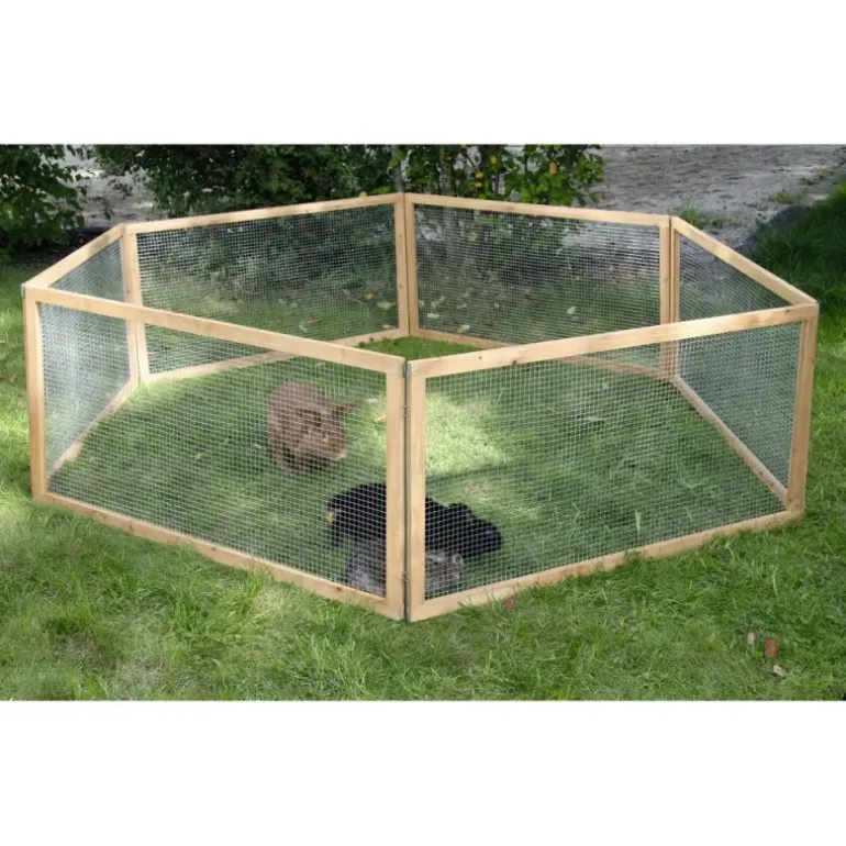 Parc extérieur modulable pour petits animaux