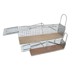 Piège cage à rat 1 entée 235 x 80 x 100 mm
