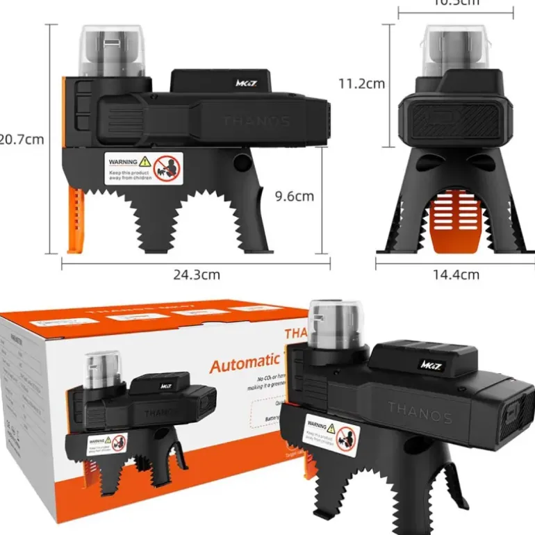 Piège Électronique à Souris USB - Décharge 5V/700mA - Autonomie 60 Jours