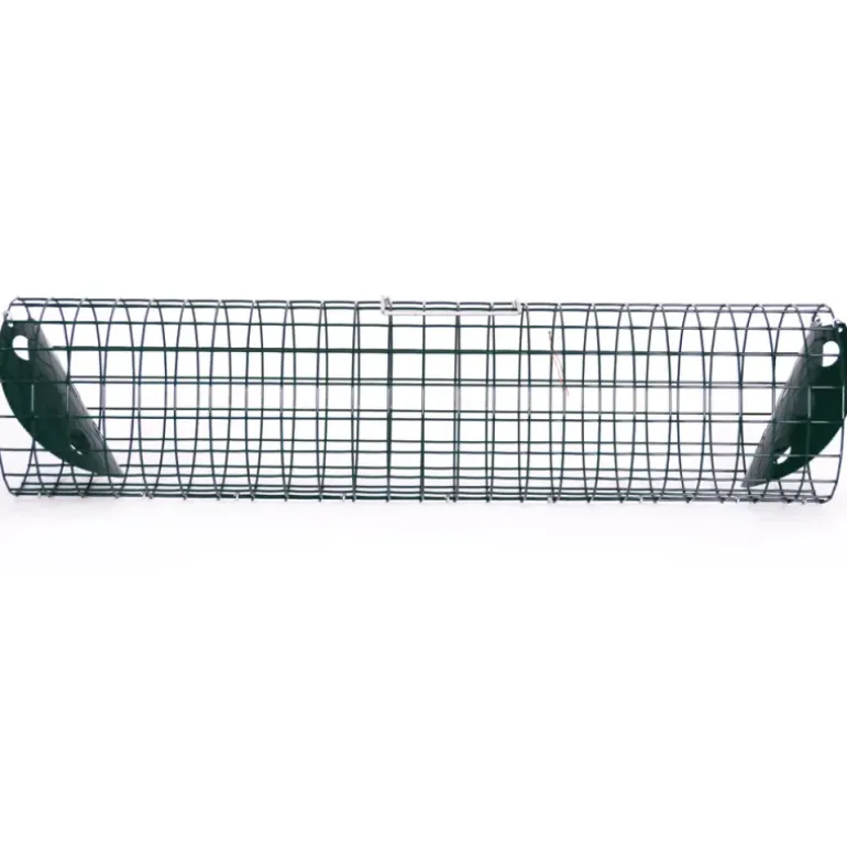 Piège tube à lapins et furets metal Ø 15 cm x longueur 60 cm
