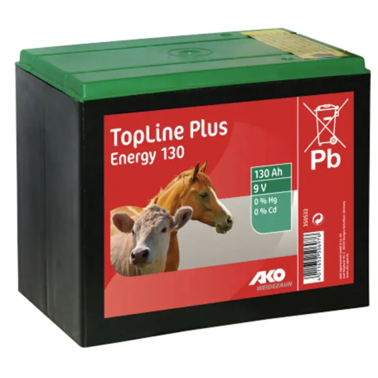 Pile batterie 9V 90 a/h pour électrificateur de clôture