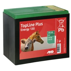 Pile batterie 9V 130 a/h pour électrificateur de clôture