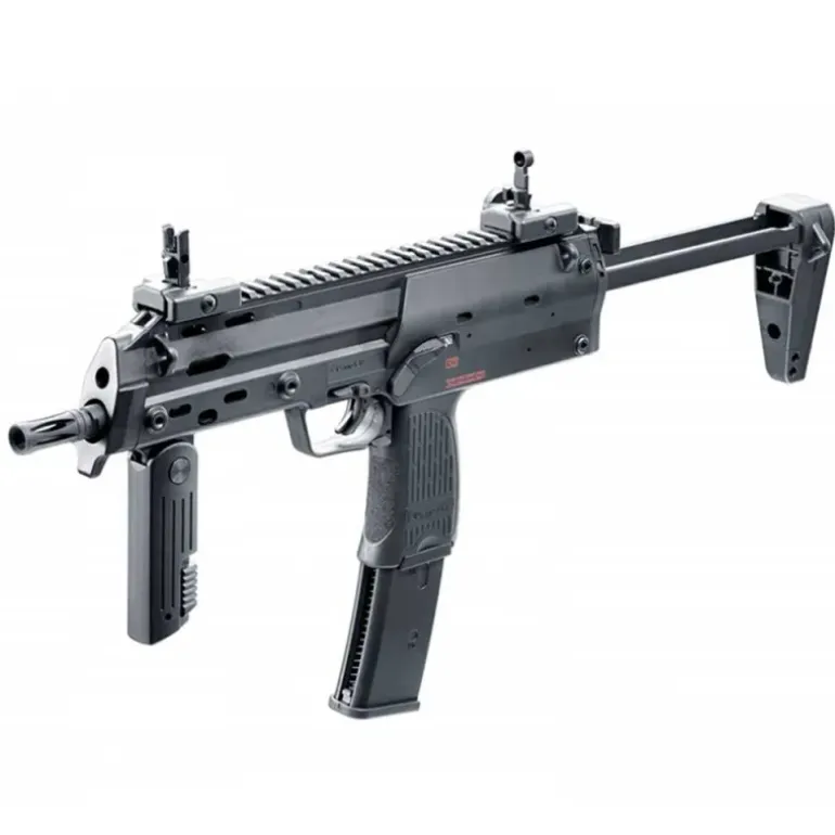Pistolet à gaz 2 modes 40 coups MP7 BBS 6mm 1J L418-640mm