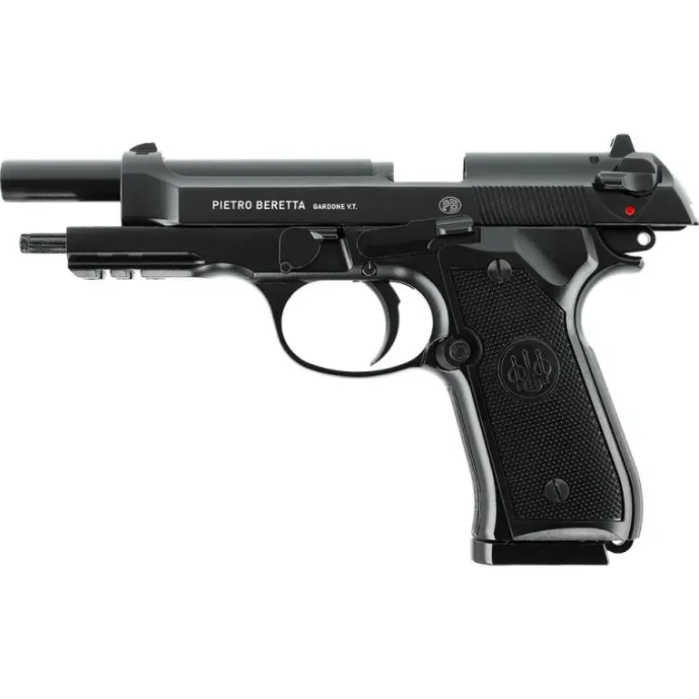 Pistolet CO2 M92 A1 auto 18 coups cal BB/4.5mm 3J 90m/s L215mm