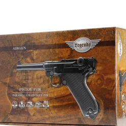 Pistolet CO2 P08 20 coups Blowback full metal BB/4.5 3j 90m/s