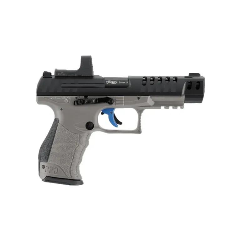 Pistolet Match combo 5 CO² cal. 4.5 blowback 21 coups + viseur