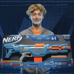 Pistolet NERF Elite 2.0 Echo CS 10 24 flechettes incluses