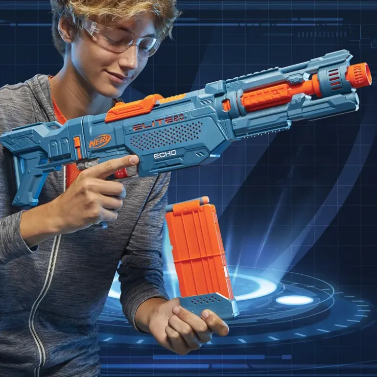 Pistolet NERF Elite 2.0 Echo CS 10 24 flechettes incluses