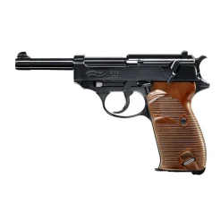 Pistolet P38 black CO² 20 coups cal. BB/4.5mm 3J 125m/s L211mm