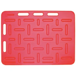 Plaque à porc PVC robuste rouge