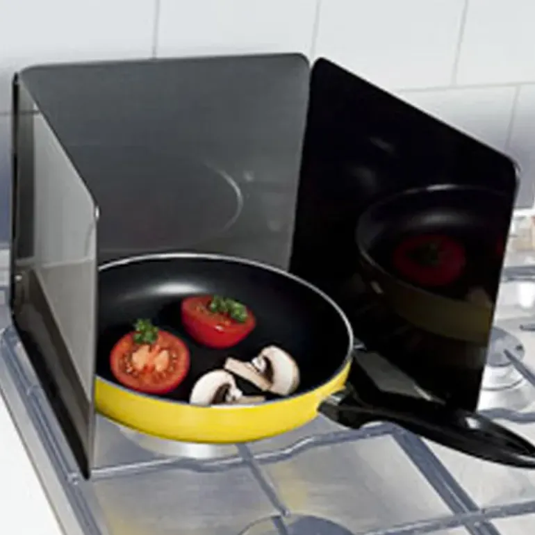 Plaque anti-projection pliable